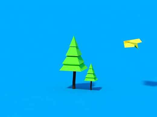 【教程】用C4D做纸飞机动画（含源文件下载）