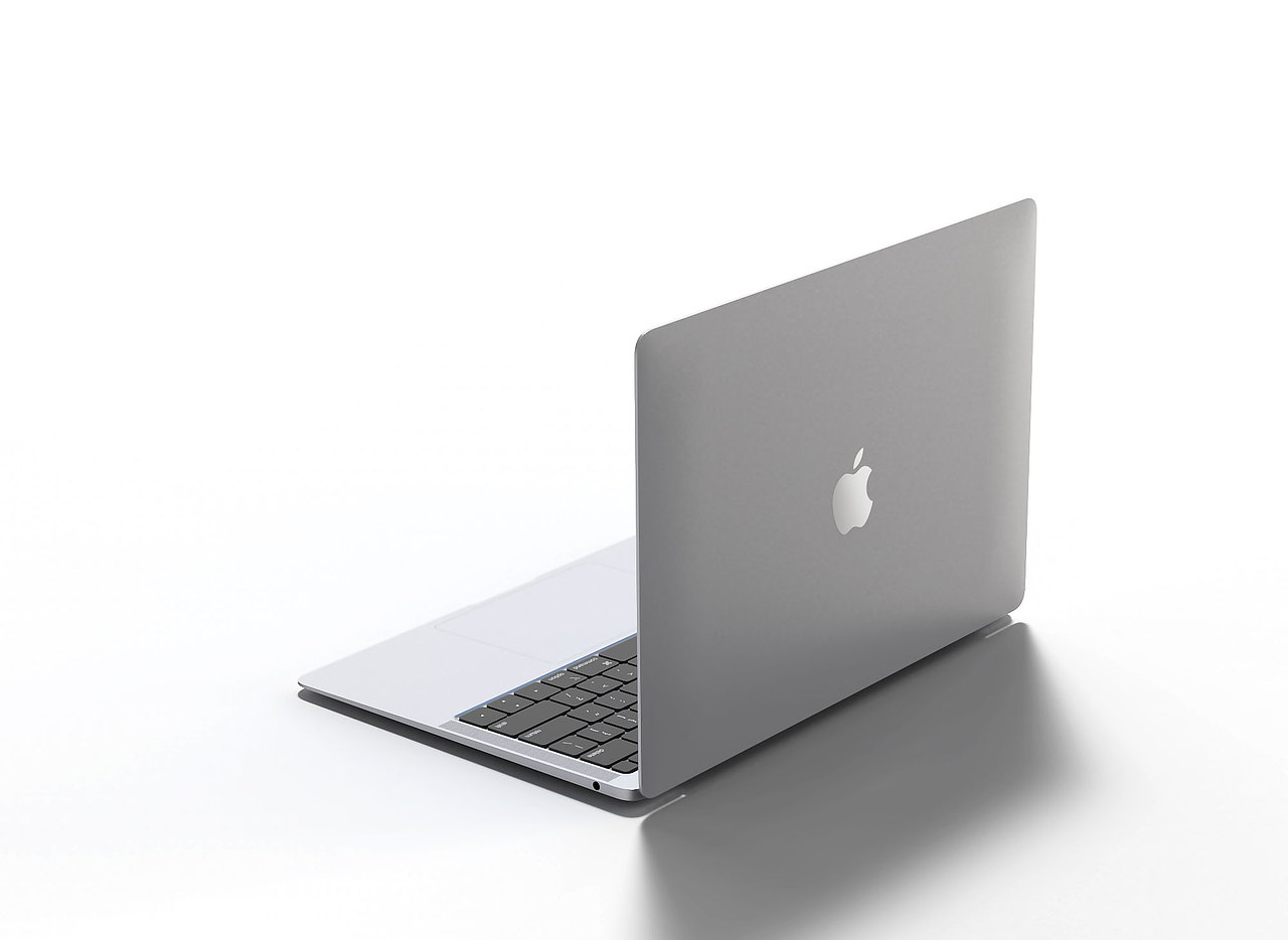 macbook air 苹果笔记本电脑 3d模型