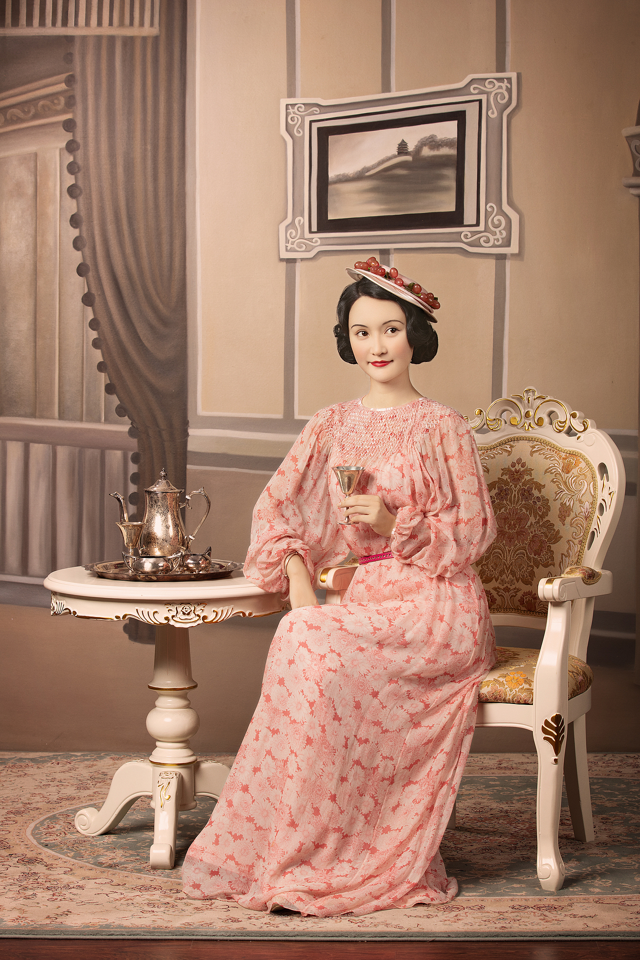 民国贵族名媛-古着小礼服