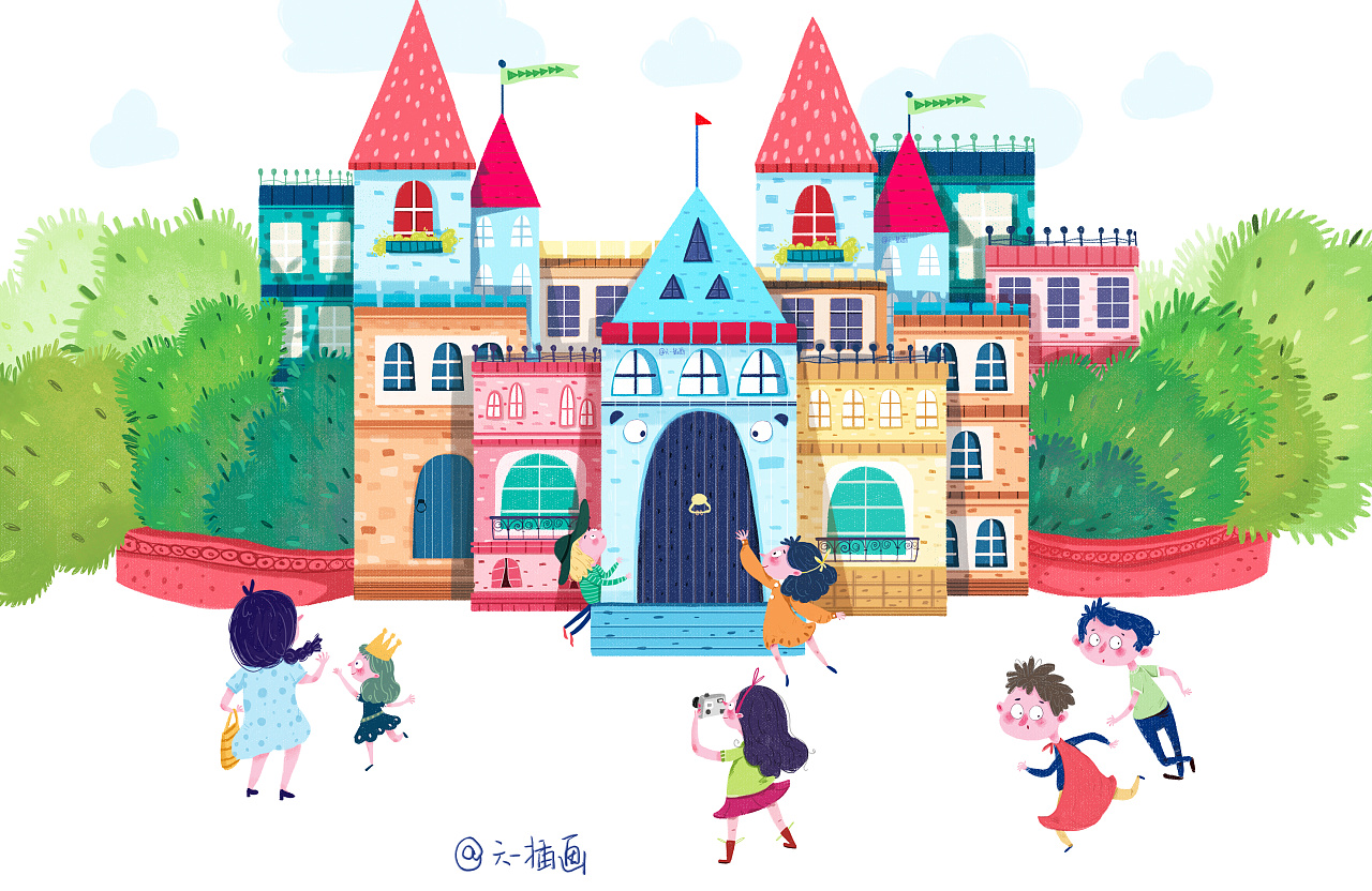 城堡|插画|插画习作|王小jio - 原创作品 - 站酷 (ZCOOL)