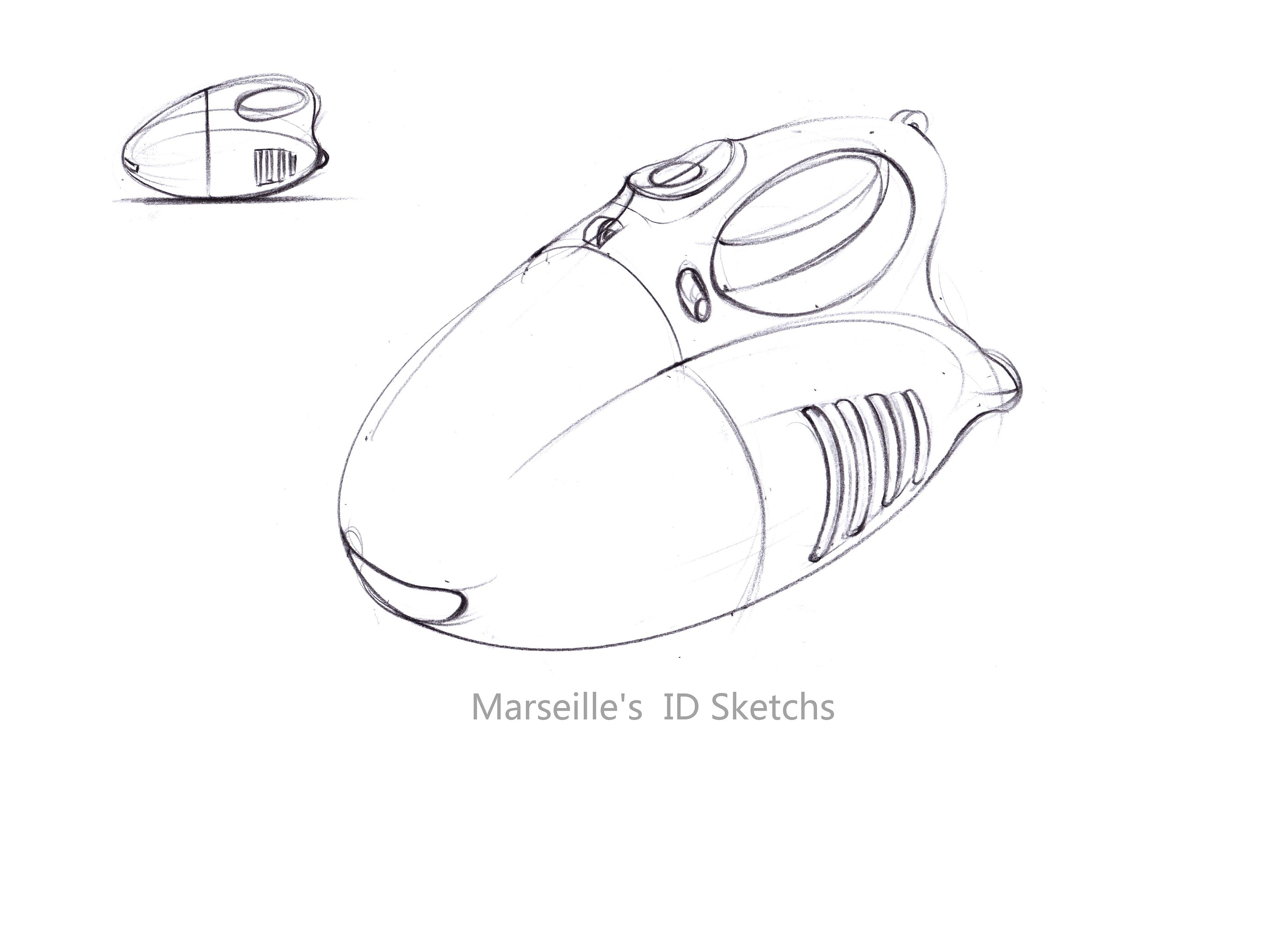 马赛(mars)手持吸尘器手绘步鄹图