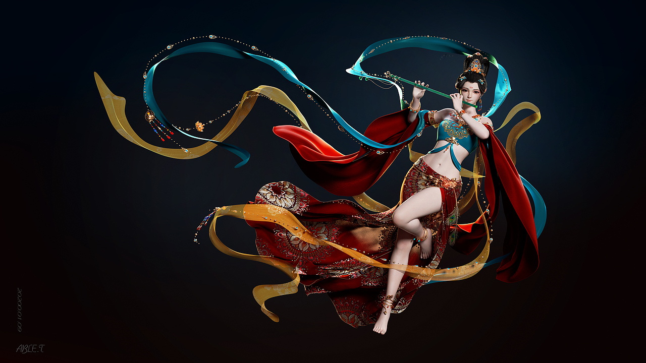 敦煌  挽笛