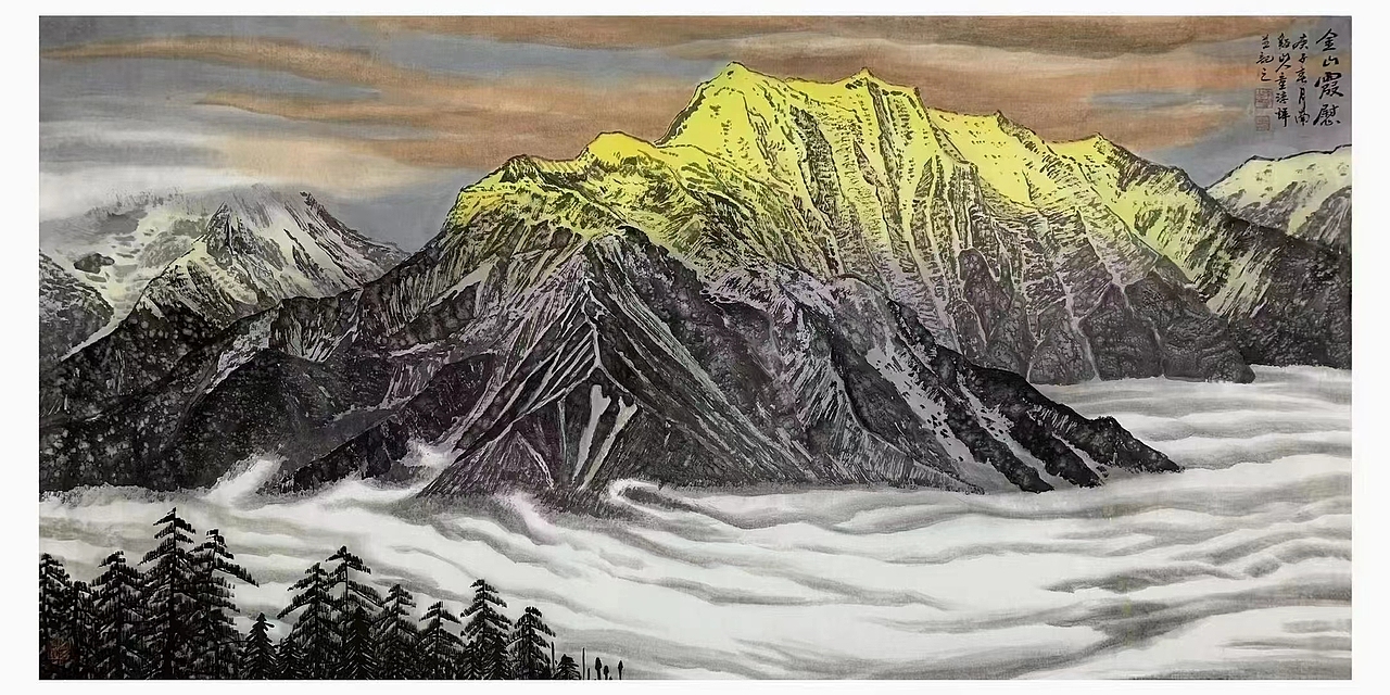 中国美协会员童谆辉山水作品赏析