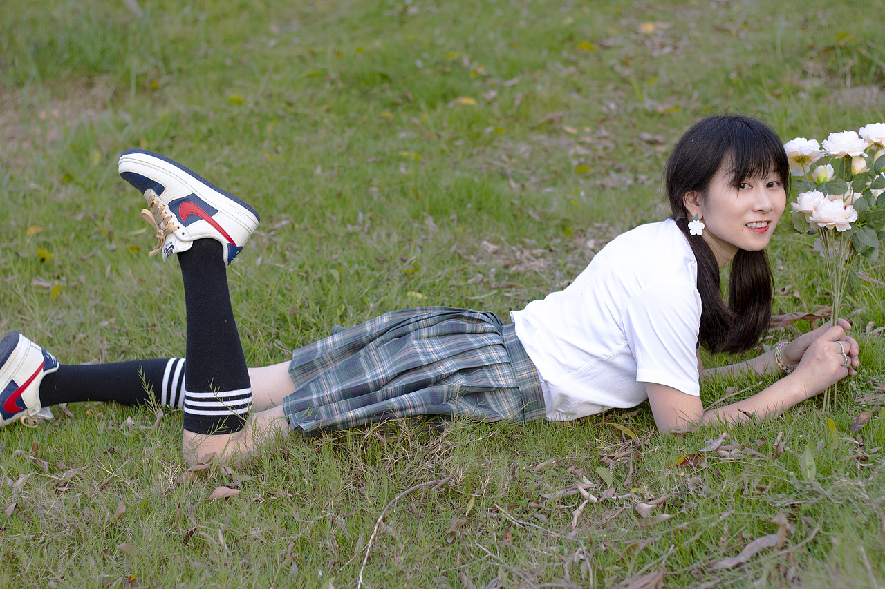 jk青春阳光活力少女