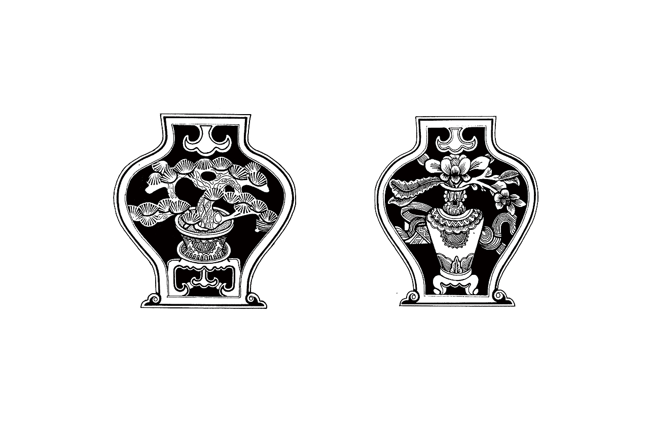 卢村志诚堂门板版心装饰画（图ZODY4NDUwMDQ=） - 绘画 - 站酷设计师HsiangDesign原创素材 - 站酷ZCOOL