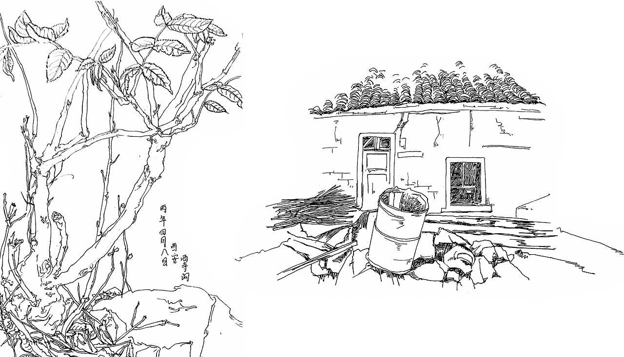 一些角落写生（图ZMTQ3NTY5NTE2） - 绘画 - 站酷设计师LqSheila原创素材 - 站酷ZCOOL