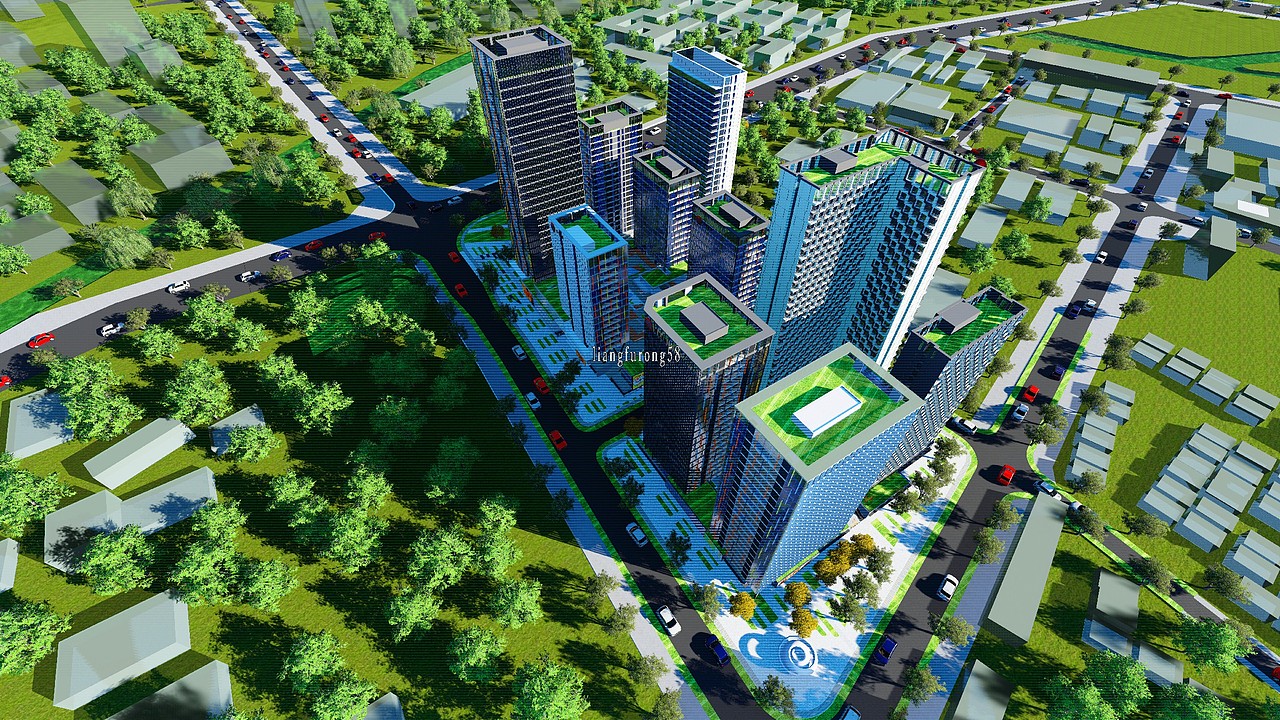 室外建筑效果图（图ZMjA2MDY2OTg4） - 建筑/空间 - 站酷设计师雍荣尔雅01原创素材 - 站酷ZCOOL