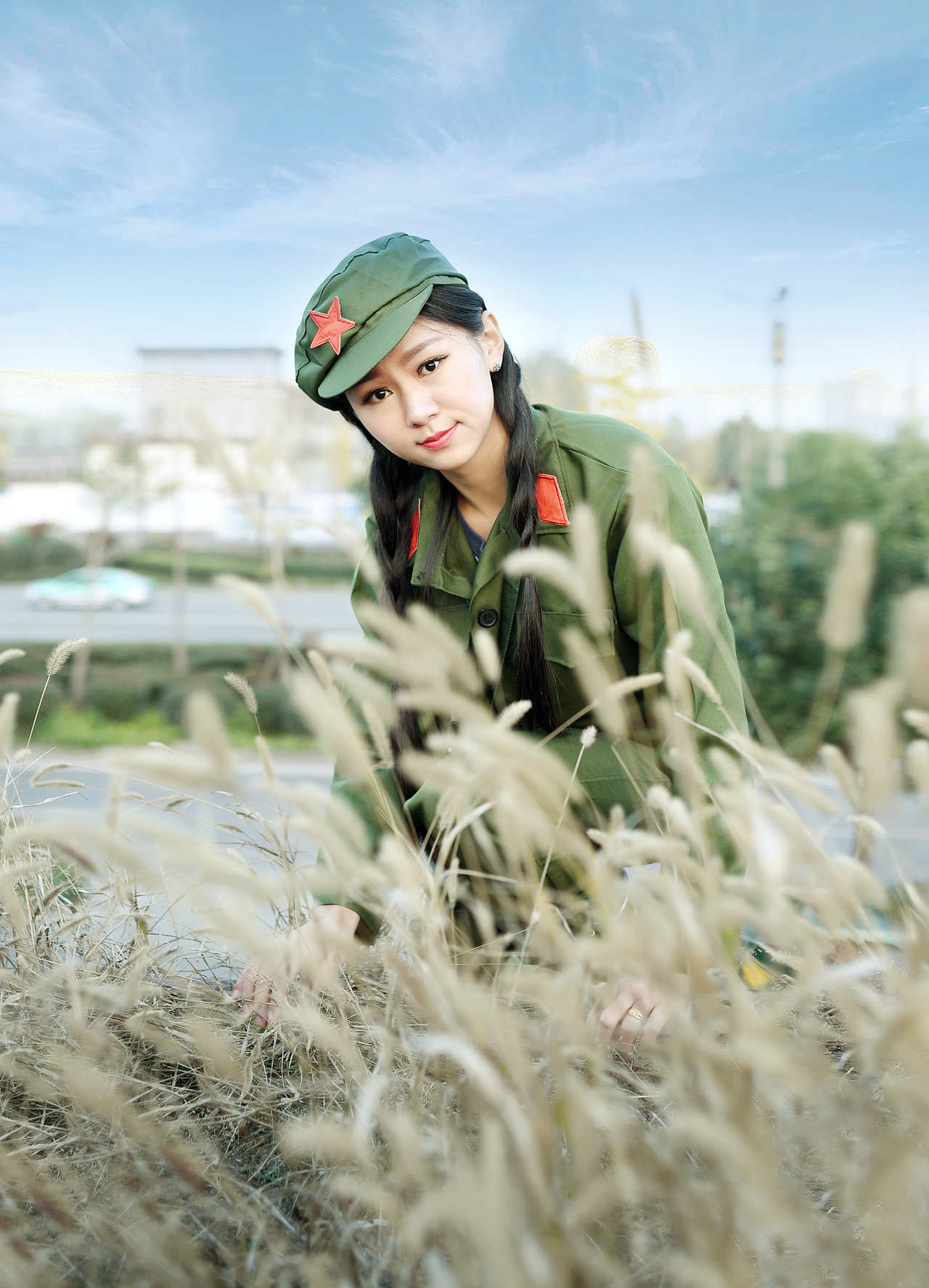 best小霞-军装（图ZNjMzNTg5ODQ=） - 人像摄影 - 站酷设计师best小霞原创素材 - 站酷ZCOOL