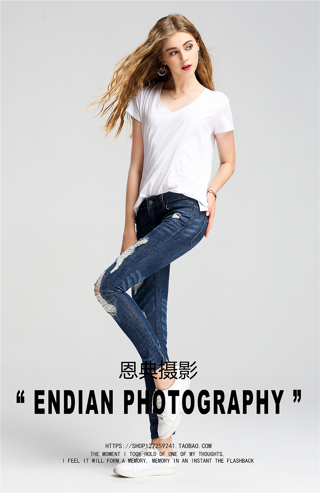 牛仔裤拍摄作品欣赏