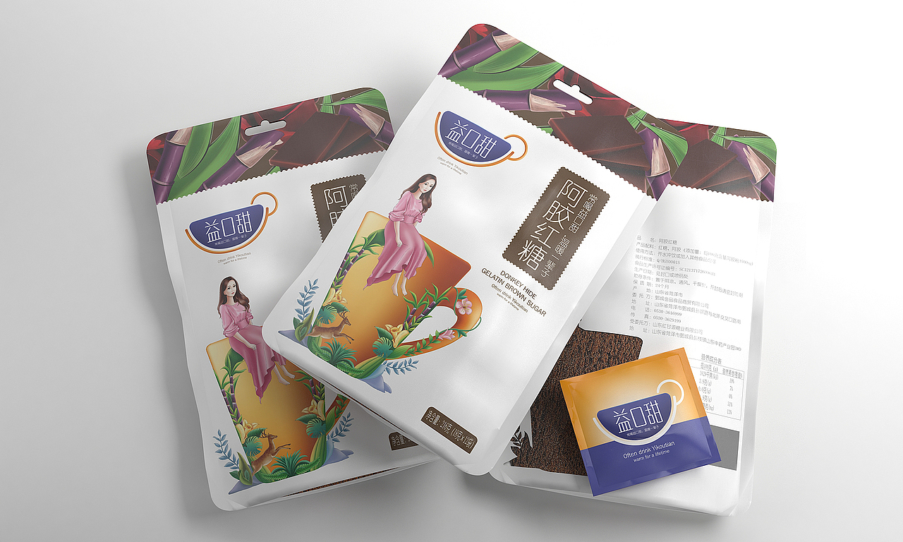 益口甜红糖—徐桂亮品牌设计（图ZMTU0NDU3Njc2） - 包装 - 站酷设计师徐桂亮品牌设计原创素材 - 站酷ZCOOL