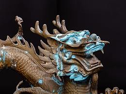 正值端午-古玩銅器-龍