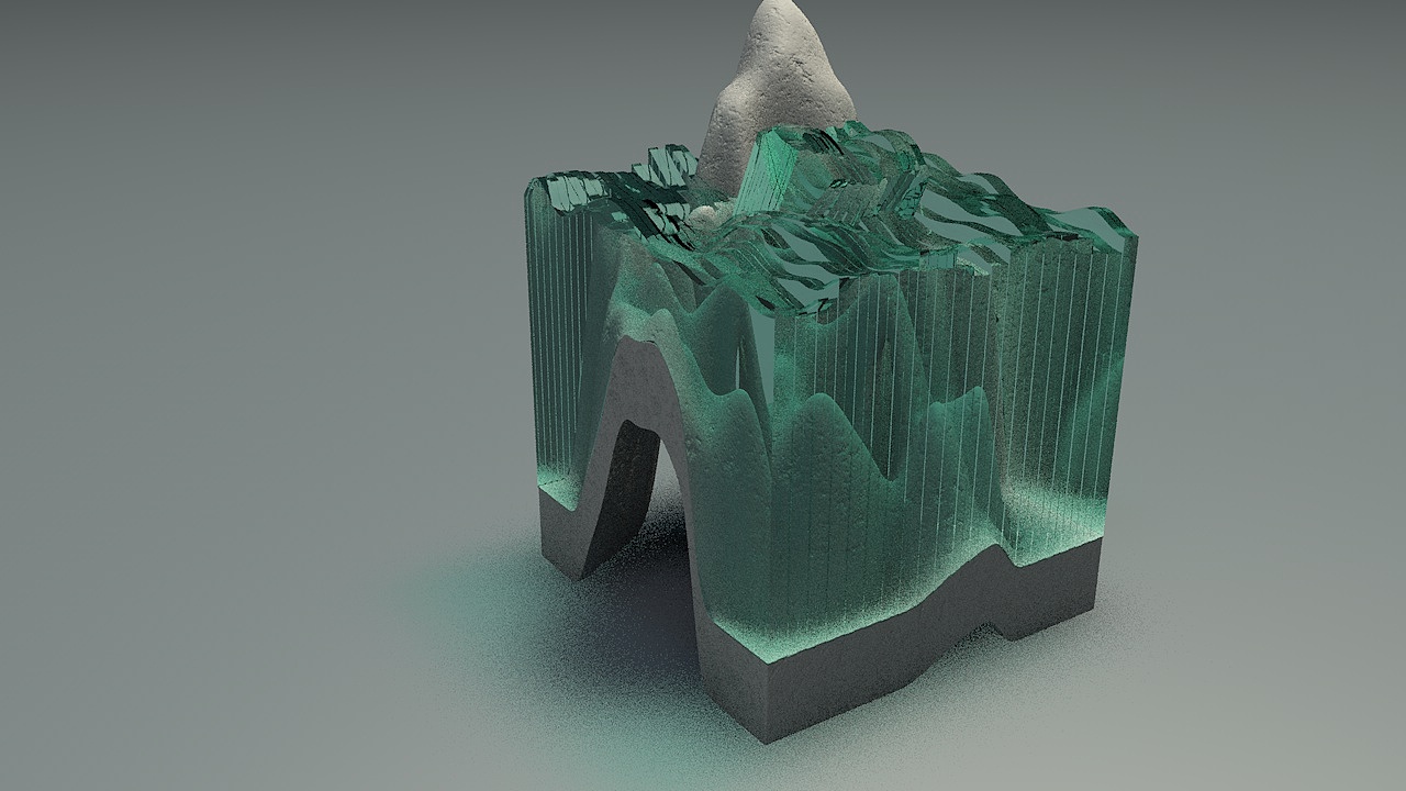 水体剖面图|三维|其他三维|pigtruman - 原创作品 - 站酷 (zcool)