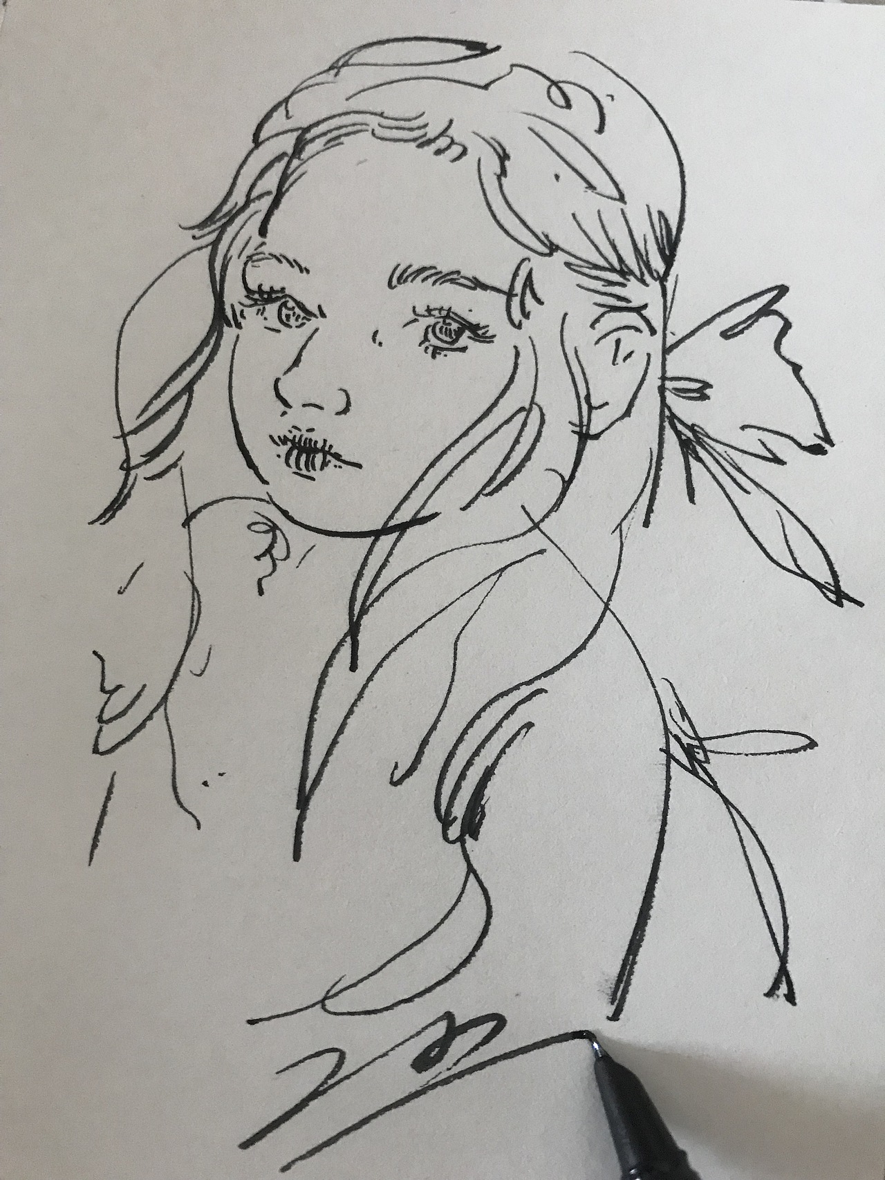 钢笔速写～|动漫|单幅漫画|是冰儿呀_临摹作品-站酷zcool