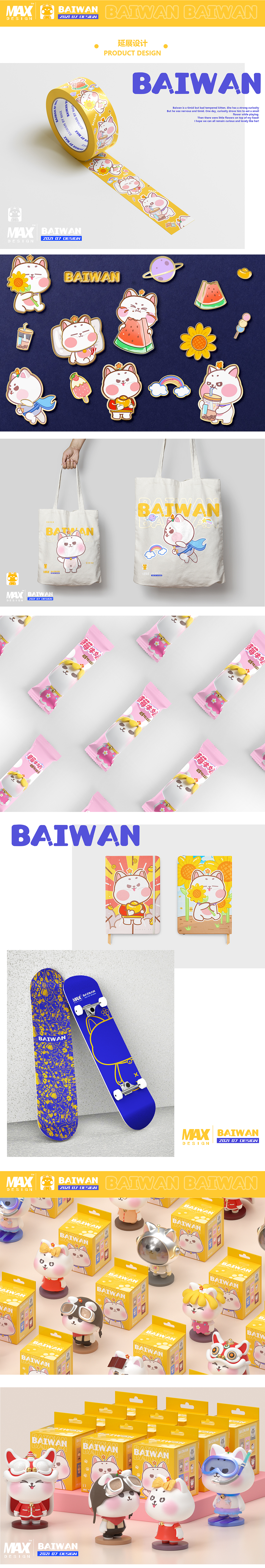 原创卡通IP作品BAIWAN(图ZMjc0MzA1NzEy) - IP形象 - 站酷设计师Max__Qiu原创素材 - 站酷ZCOOL