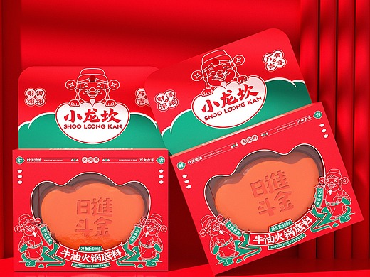 所喜作品:小龙坎火锅底料及蘸料包装设计平面-包装8626699所喜157天前