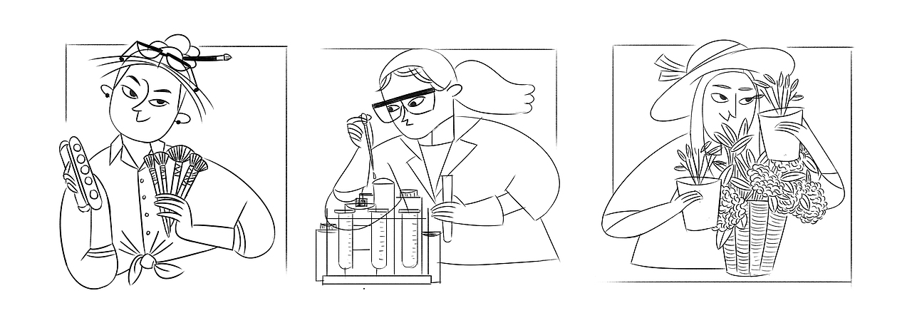 【宝藏】人物线稿笔记