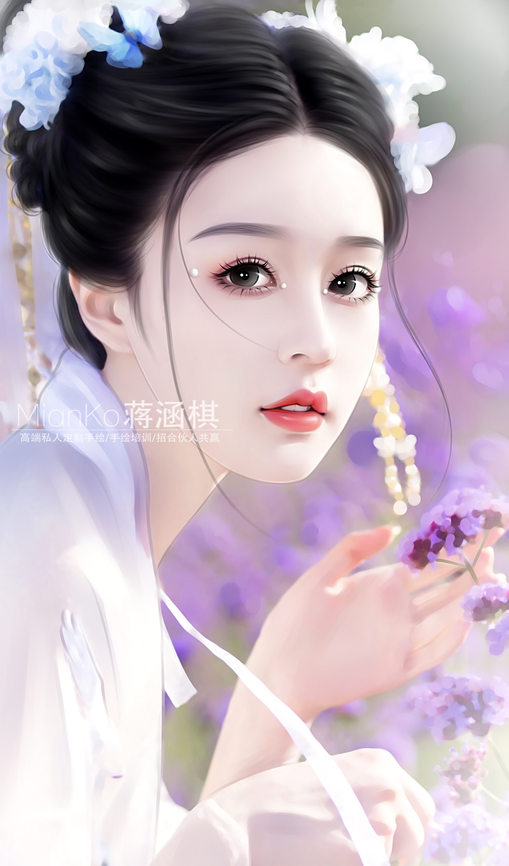 言情风古风 手绘