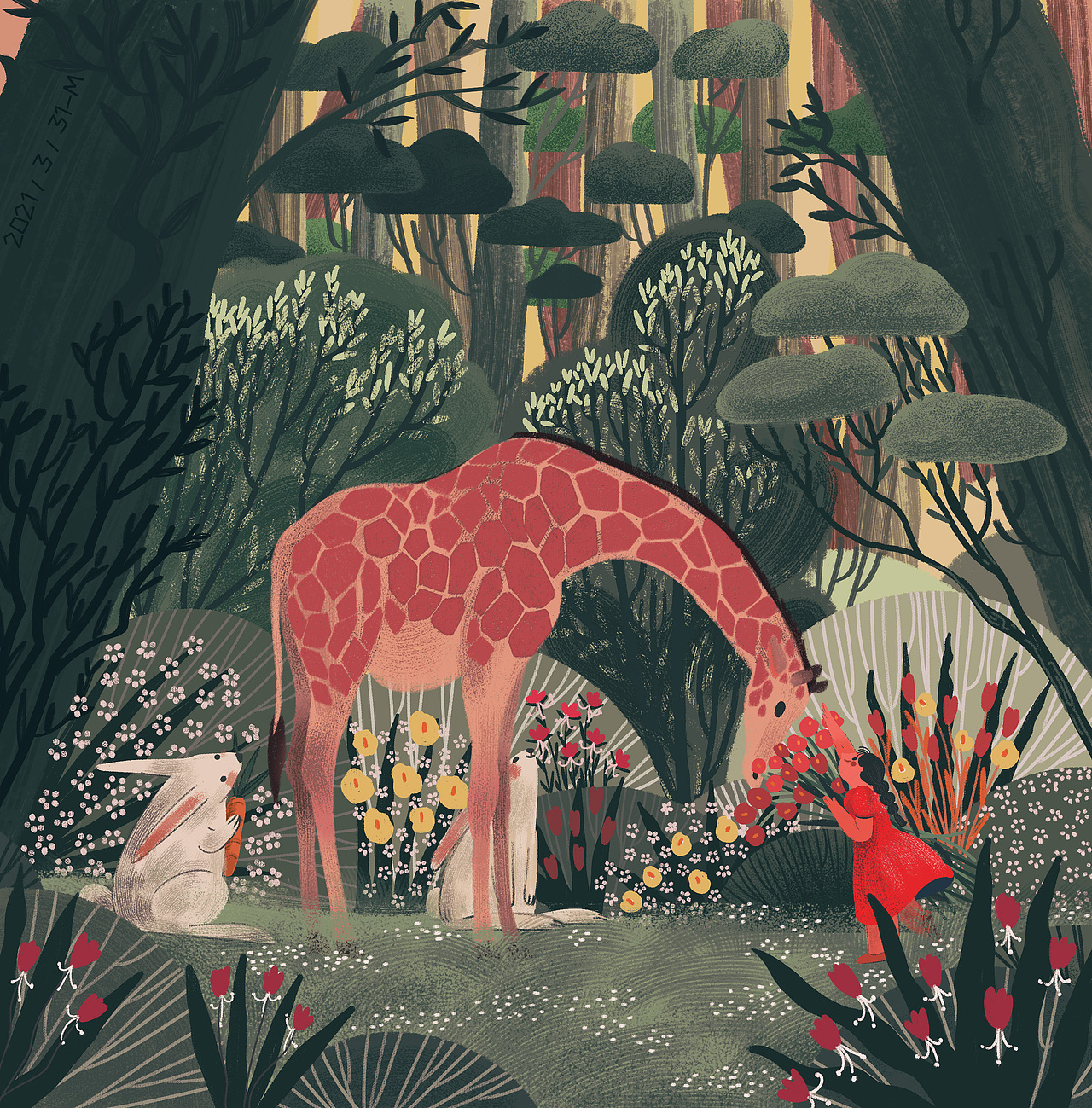 插画习作（图ZMjQ5Mzc5MDI0） - 创作习作 - 站酷设计师苗阿七原创素材 - 站酷ZCOOL