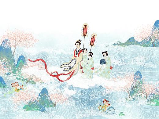 神女仙境图