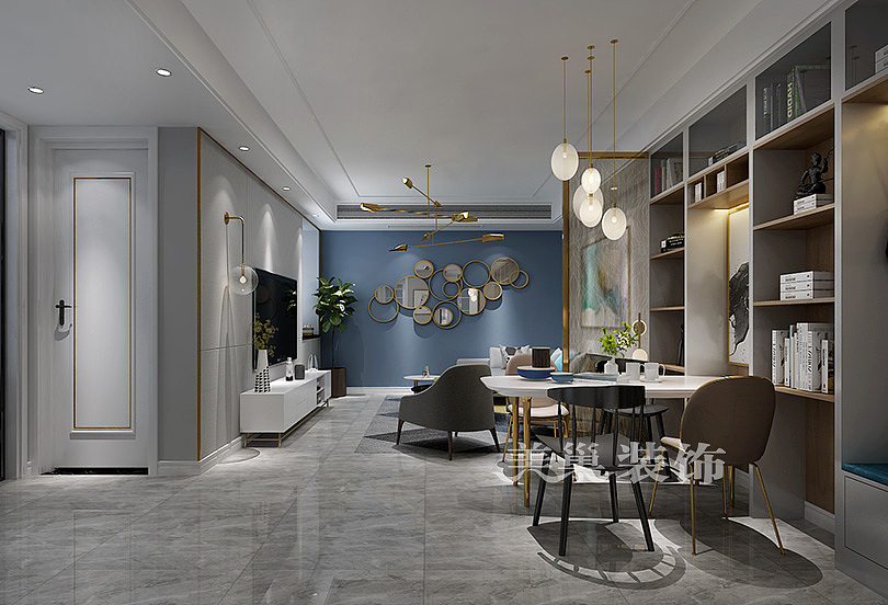 极简客餐厅布局