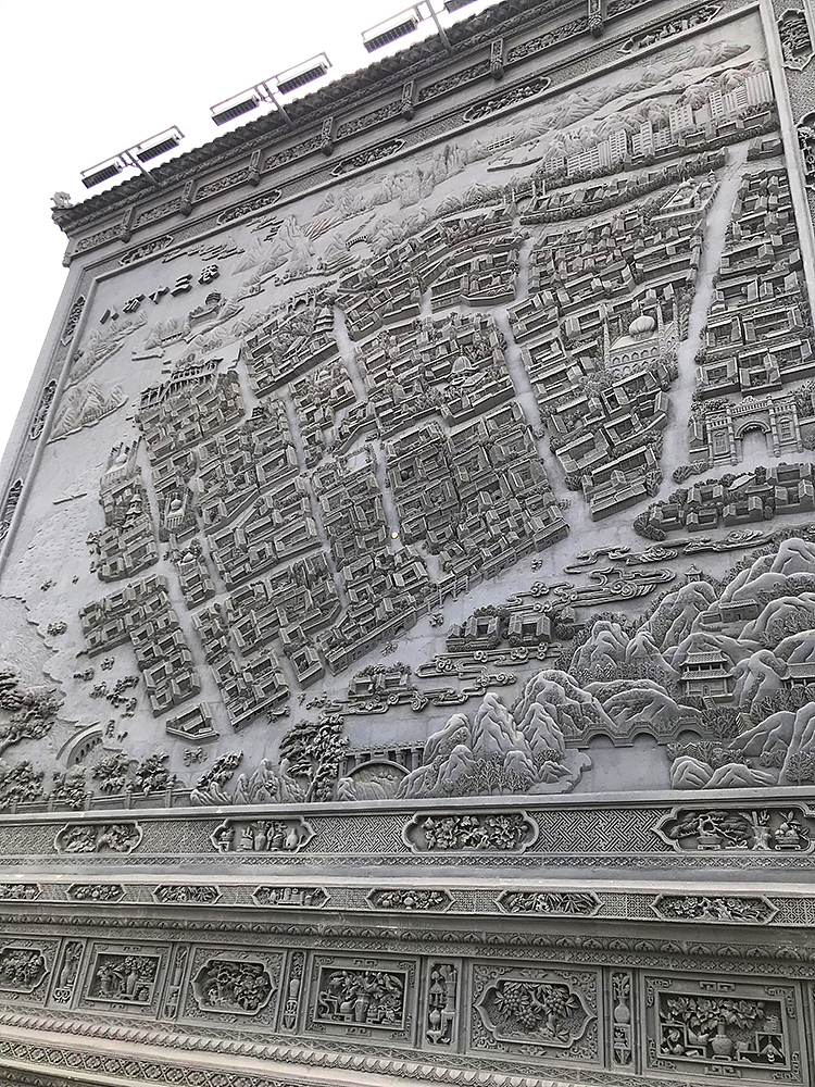 砖雕八坊十三巷的地图