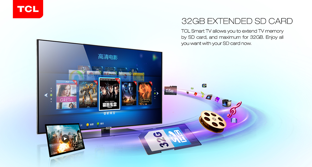 TCL海外 电视宣传单页（图ZNzM3ODA4NA==） - 宣传物料 - 站酷设计师zuiaifanqiezhi原创素材 - 站酷ZCOOL