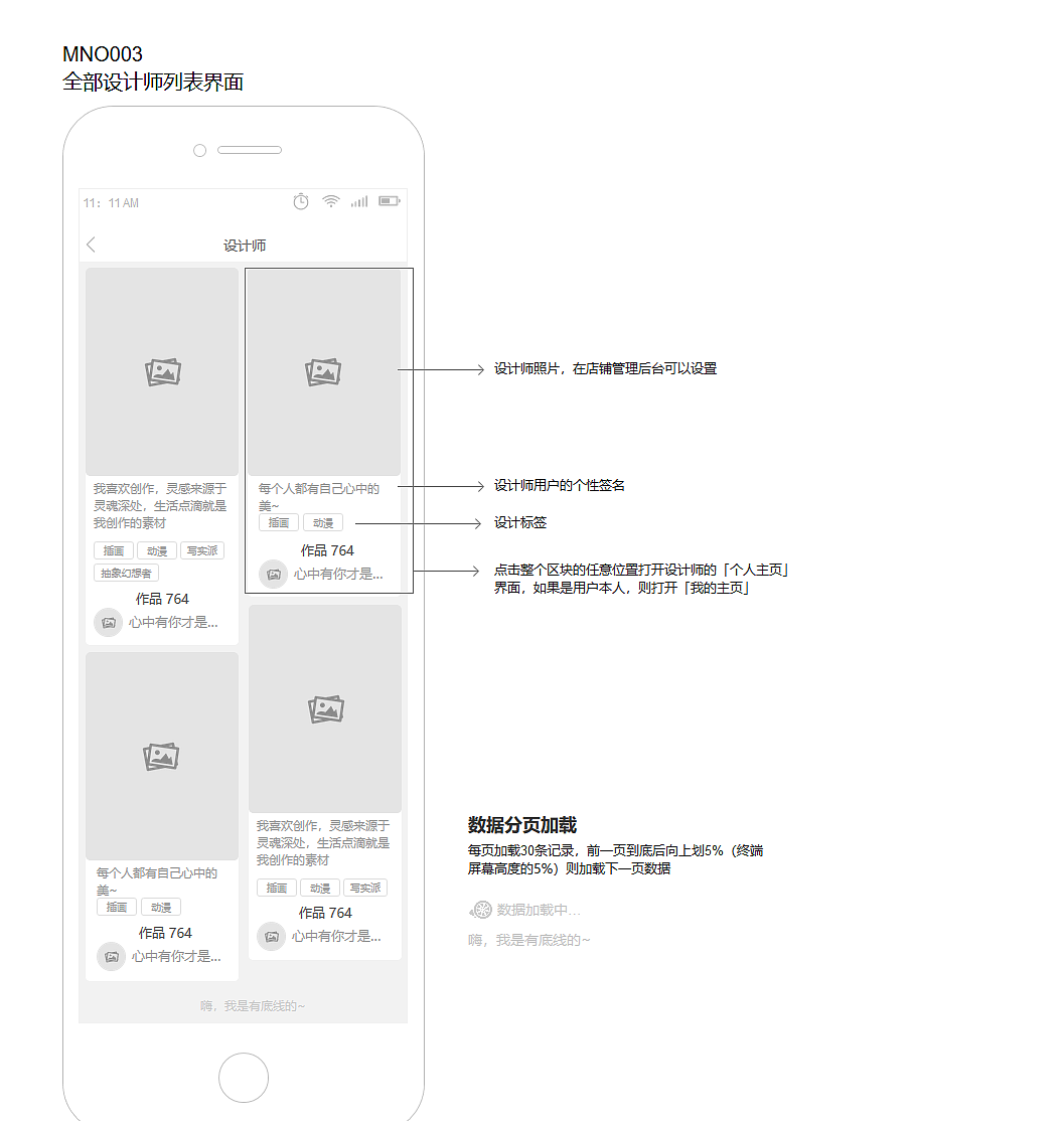 定制商城平台_手机端APP交互原型设计稿
