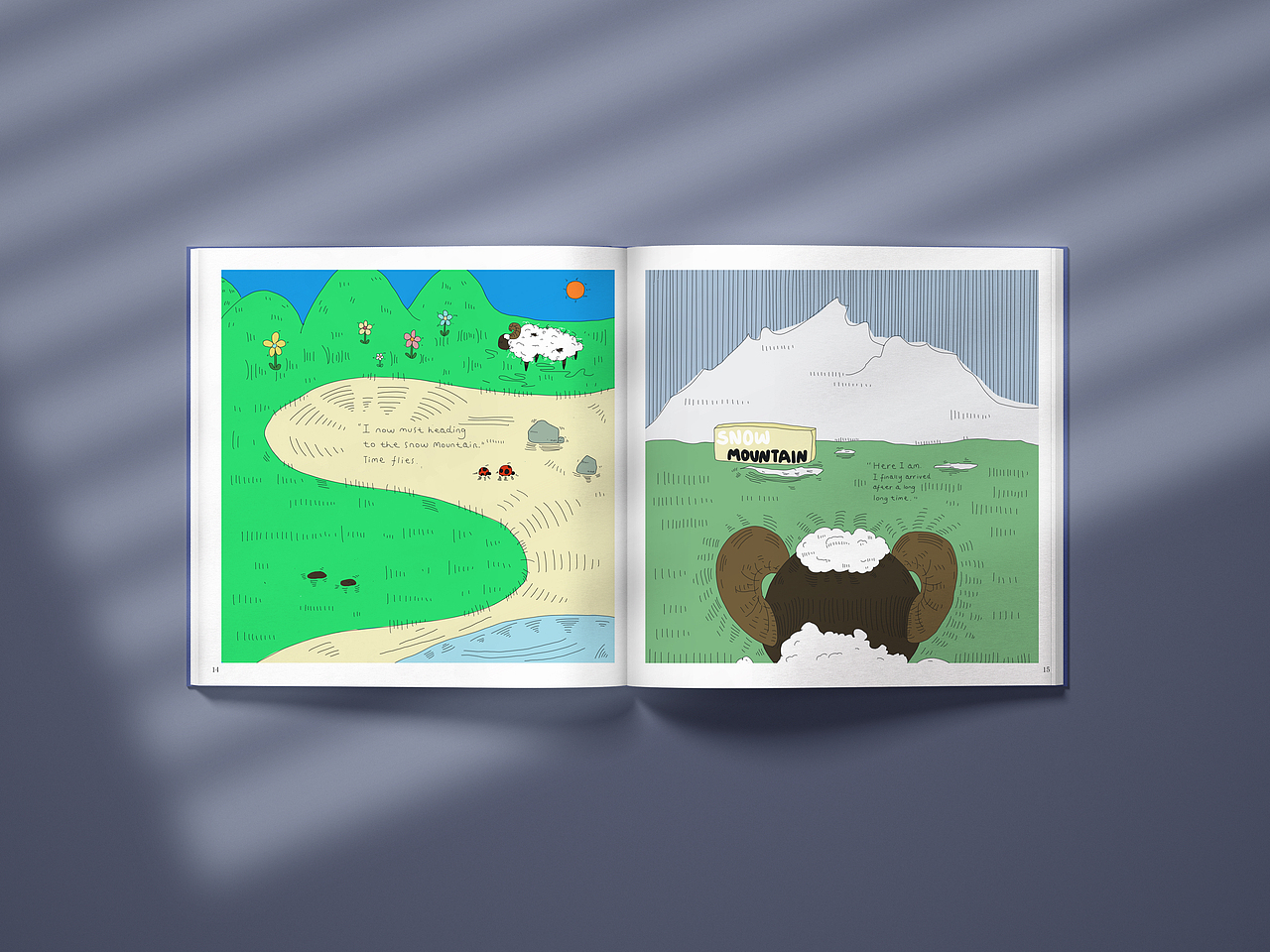 《Flying Sheep》| 给成人的儿童绘本（图ZMjE1ODA2NTUy） - 儿童插画 - 站酷设计师白坨坨原创素材 - 站酷ZCOOL