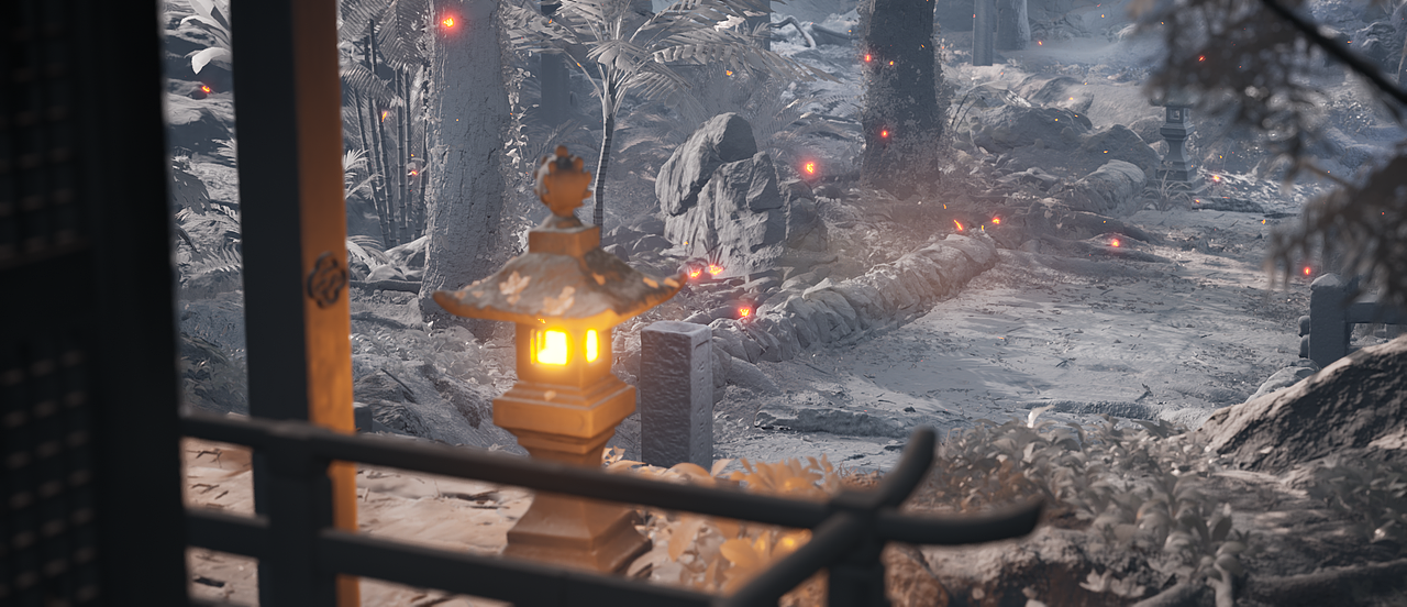 [4k]黑神話·雨后初霽（圖ZMjQ5MTY1MzE2） - 場(chǎng)景 - 站酷設(shè)計(jì)師就住在這屯原創(chuàng)素材 - 站酷ZCOOL