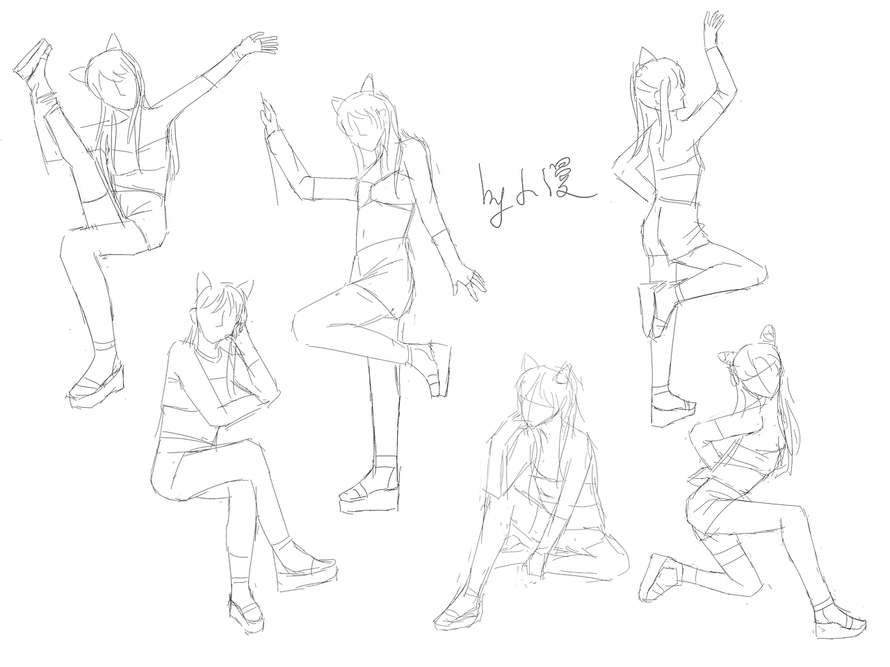 #速写60天挑战赛# DAY59 @速写班长（图ZMjk1MjcwMDg0） - 创作习作 - 站酷设计师月城雪兔233原创素材 - 站酷ZCOOL