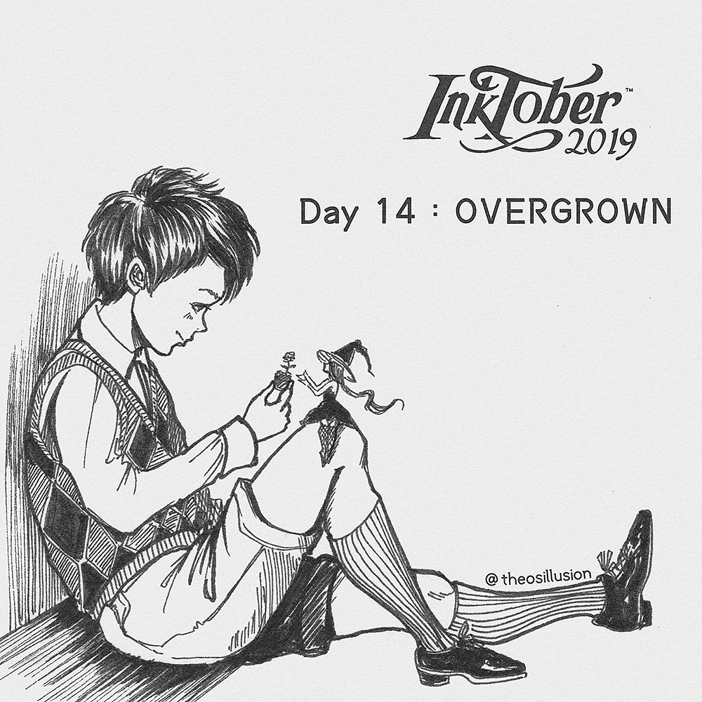 Inktober 2019（图ZMTgwNDY0MDk2） - 创作习作 - 站酷设计师THEOSILLUSION原创素材 - 站酷ZCOOL