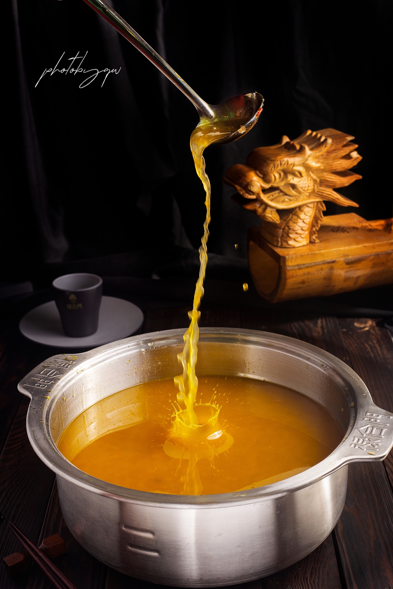 黄椒美蛙鱼火锅（图ZMjk3MDQyMzY4） - 美食摄影 - 站酷设计师蔷薇食光原创素材 - 站酷ZCOOL