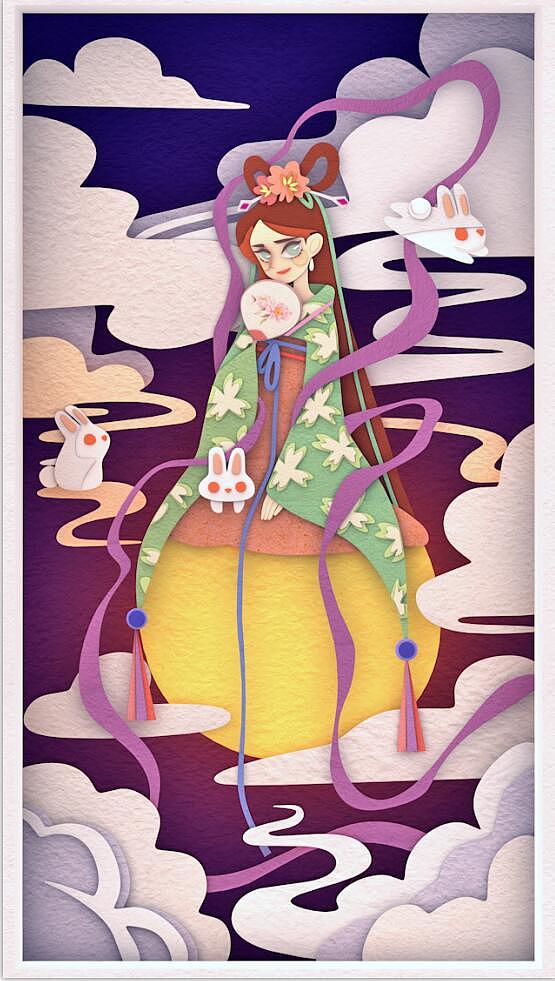 C4D剪纸效果练习（图ZMTA5NDE2NDQw） - 其他三维 - 站酷设计师三秒钟怪兽原创素材 - 站酷ZCOOL