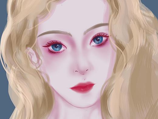 手绘头像 头像插画（个人主页-ZNDg4NzM0MjA=） - 商业插画 - 站酷设计师爱吃米饭的陈原创素材 - 站酷ZCOOL