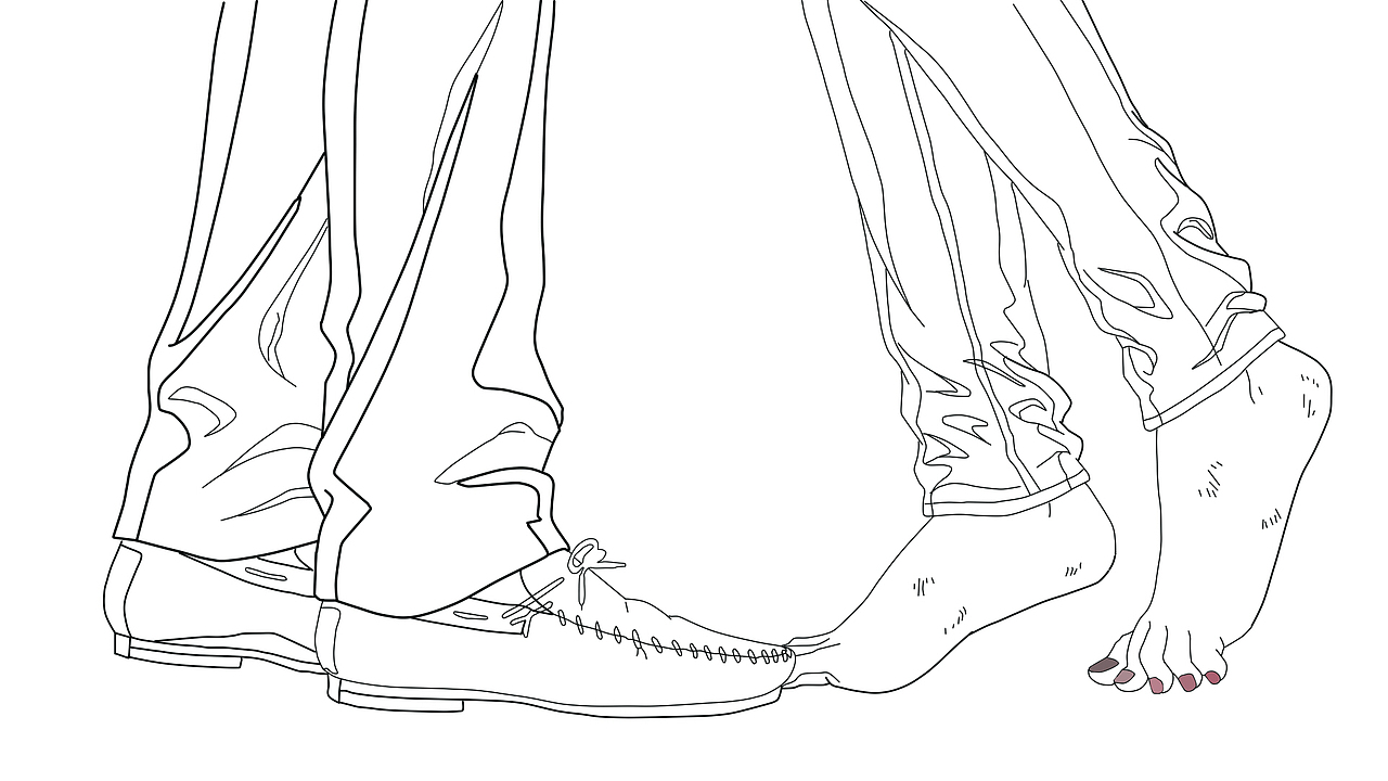 言叶之庭 (勾稿练习)