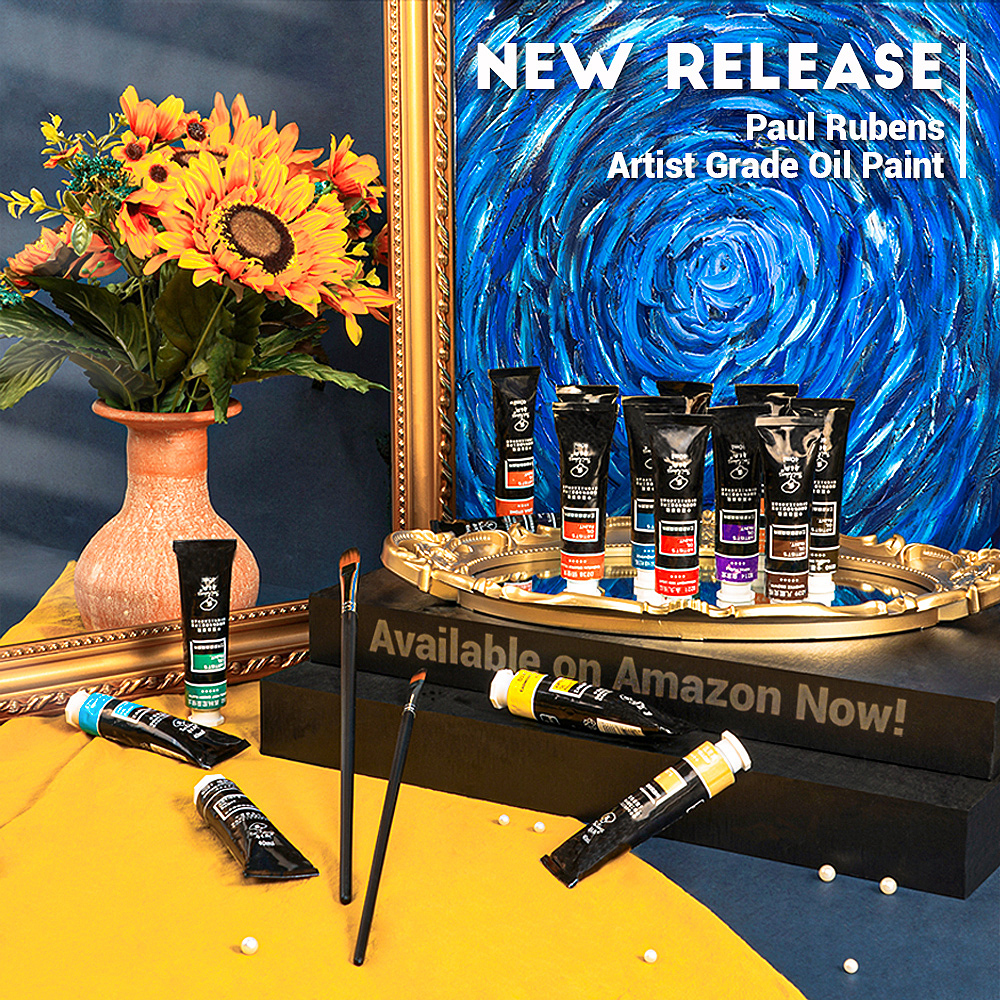 油画颜料产品展示