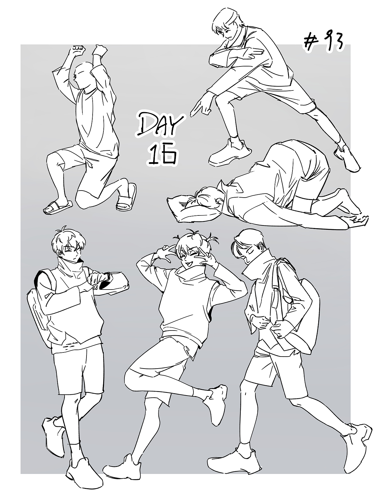 #速寫60天挑戰(zhàn)賽# day16 @速寫班長（圖ZMjkyODM0NzA4） - 創(chuàng)作習作 - 站酷設計師遛狗用戶原創(chuàng)素材 - 站酷ZCOOL