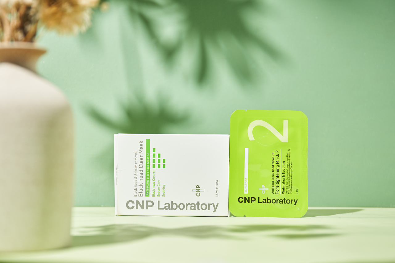 cnp去黑头贴产品图摄影
