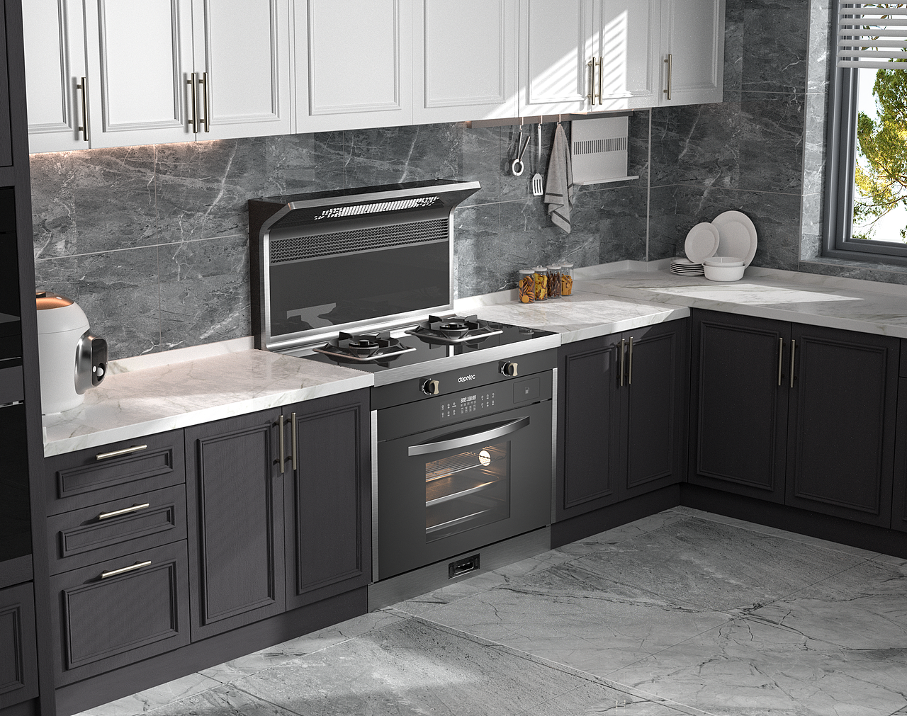 德普电器产品渲染