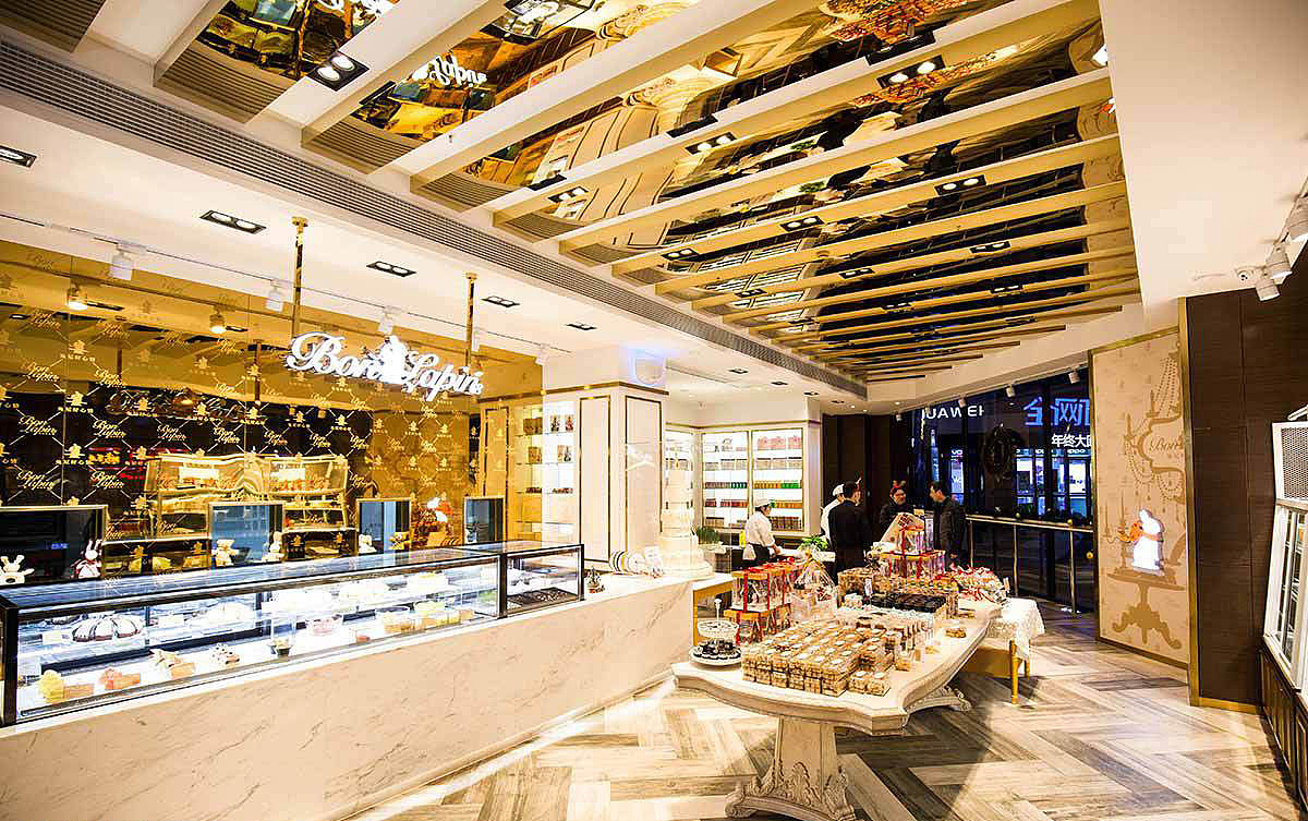 欧式甜品店装修设计图-精美大气的甜品店装修设计案例