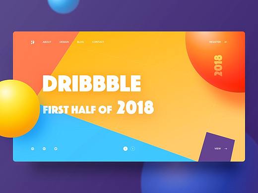 2018上半年追波Dribbble合辑