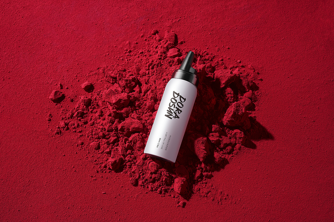 红色背影活动图拍色