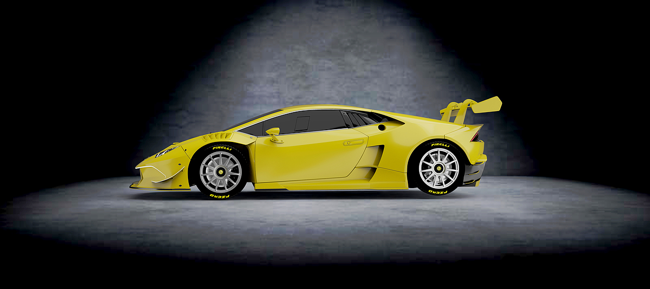 兰博基尼跑车渲染