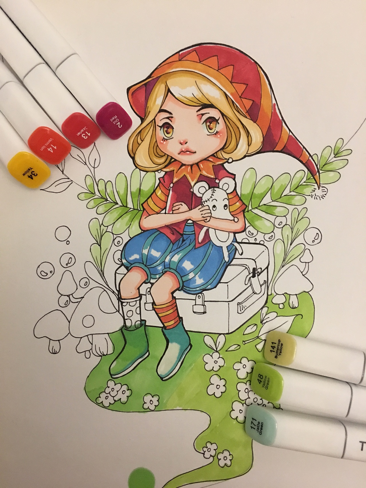 马克原创练习（图ZMTA1MDk1NjAw） - 新锐潮流插画 - 站酷设计师口口韩原创素材 - 站酷ZCOOL