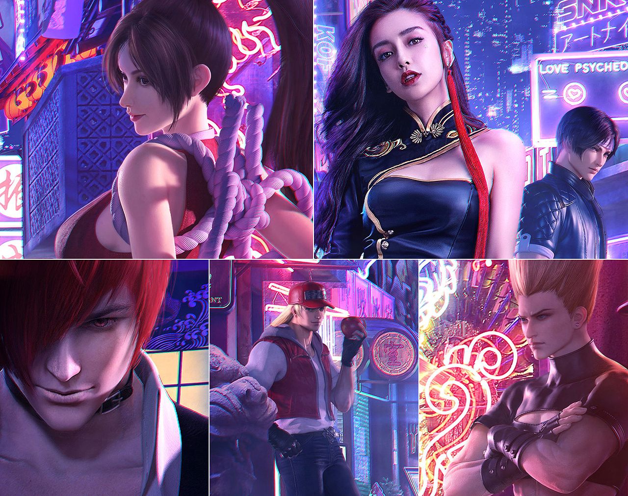 拳皇命运代言人angelababy,以国风新格斗家:"天枢-颖"首次亮相于游戏