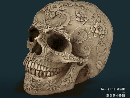 头骨（个人主页-ZNDY5NDQzOTI=） - 新锐潮流插画 - 站酷设计师蹦跶的小鲁班原创素材 - 站酷ZCOOL