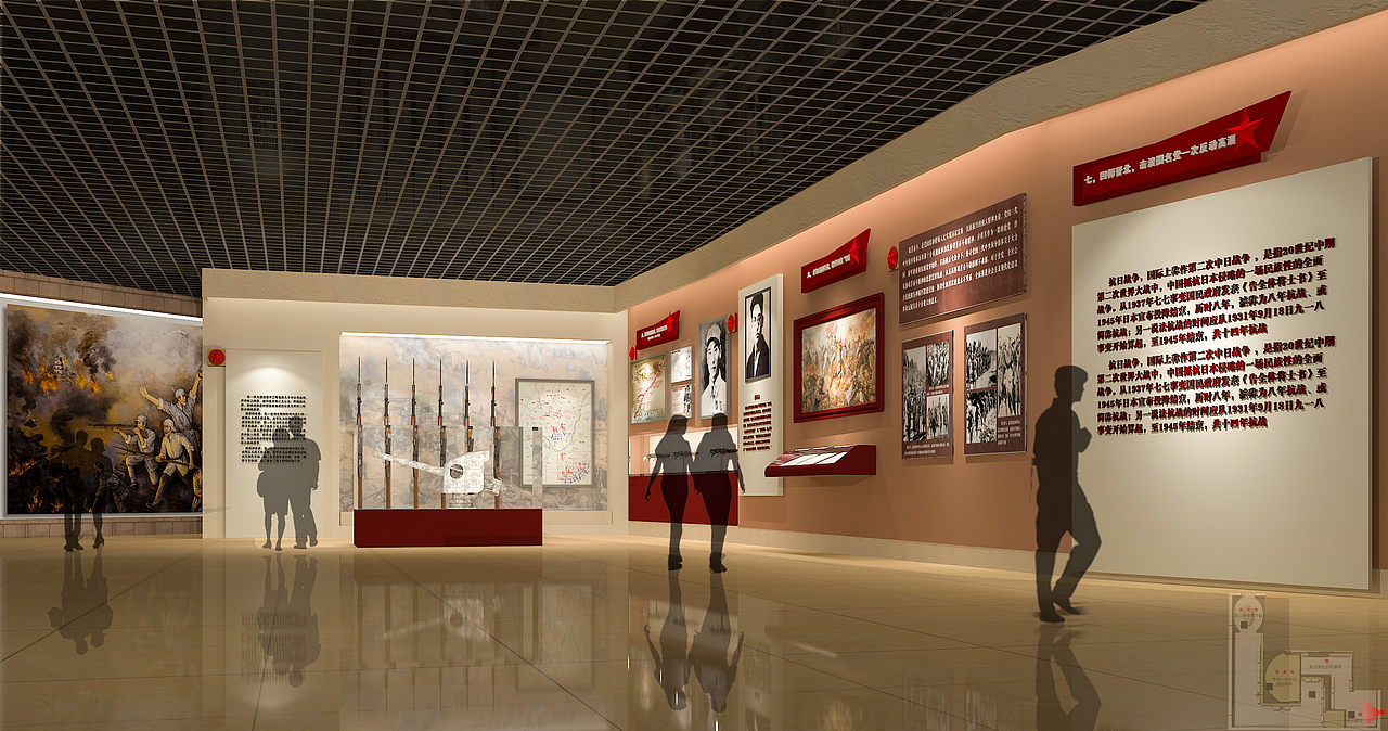 历史博物馆展厅设计（图ZMTQyNTUyNzgw） - 家装设计 - 站酷设计师庸人自扰Q原创素材 - 站酷ZCOOL