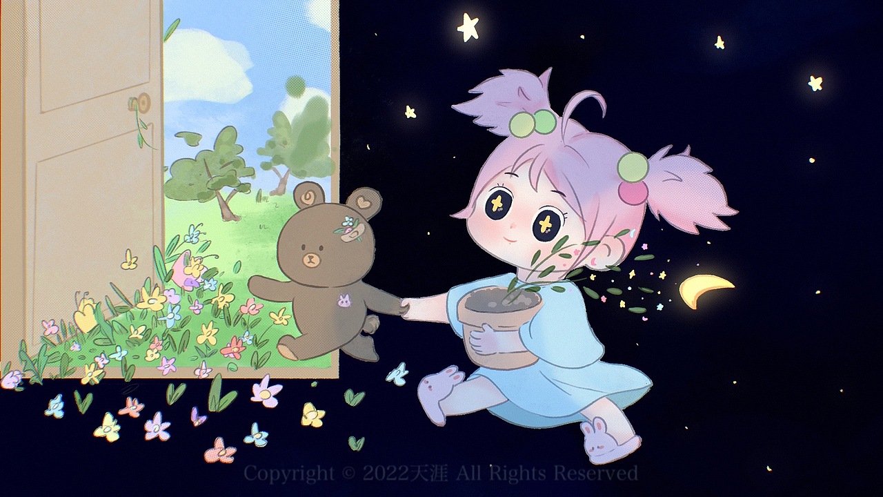 戳一戳，趕跑壞情緒 | 小丫發(fā)芽（圖ZMzI0ODc3Mjgw） - 創(chuàng)作習(xí)作 - 站酷設(shè)計(jì)師畫畫滴天涯原創(chuàng)素材 - 站酷ZCOOL