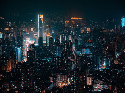 兰州夜景丨白天啥啥啥，夜晚曼哈顿