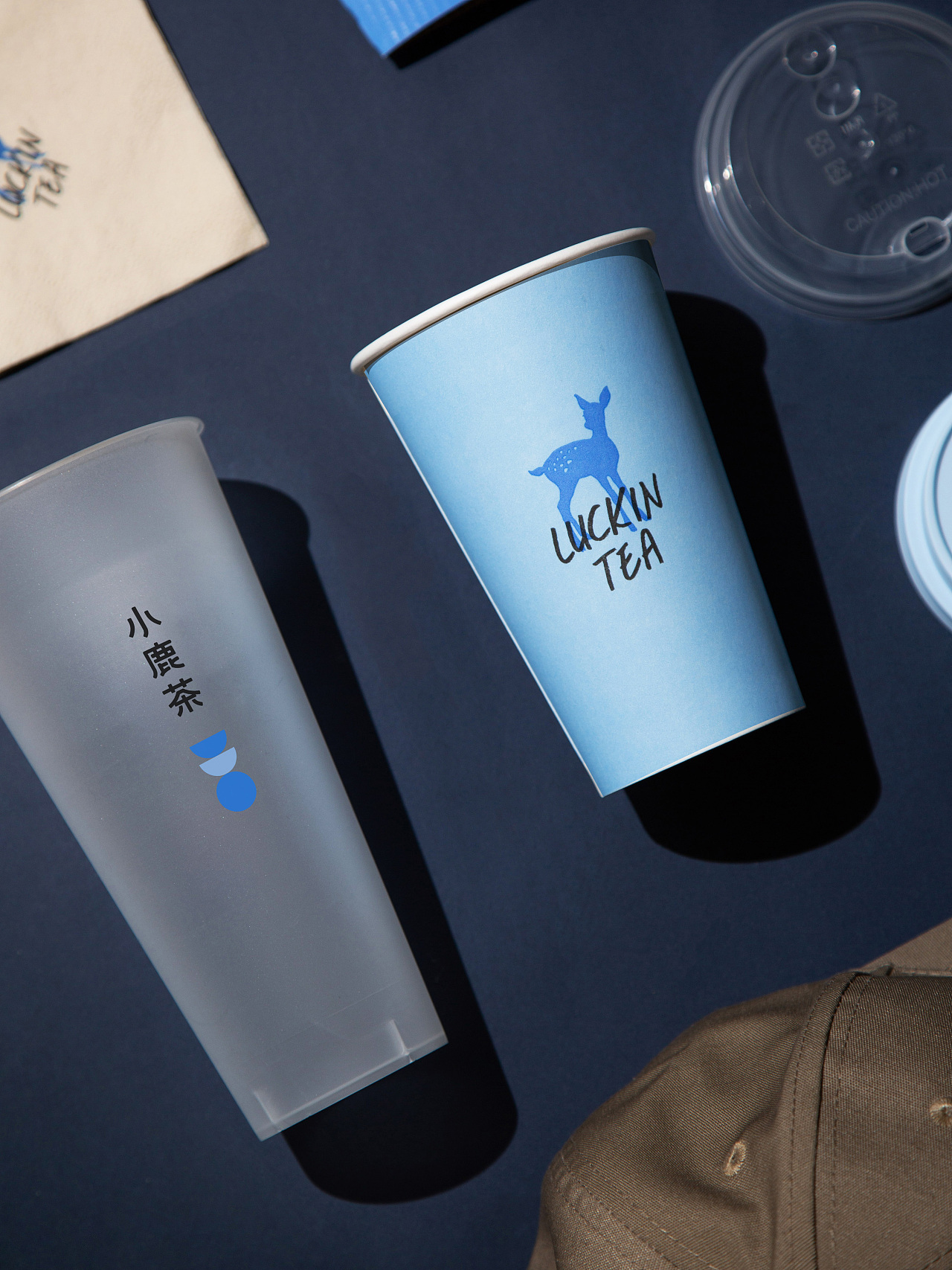 部分图片来自小鹿茶品牌- -服务内容 _ 品牌视觉系统